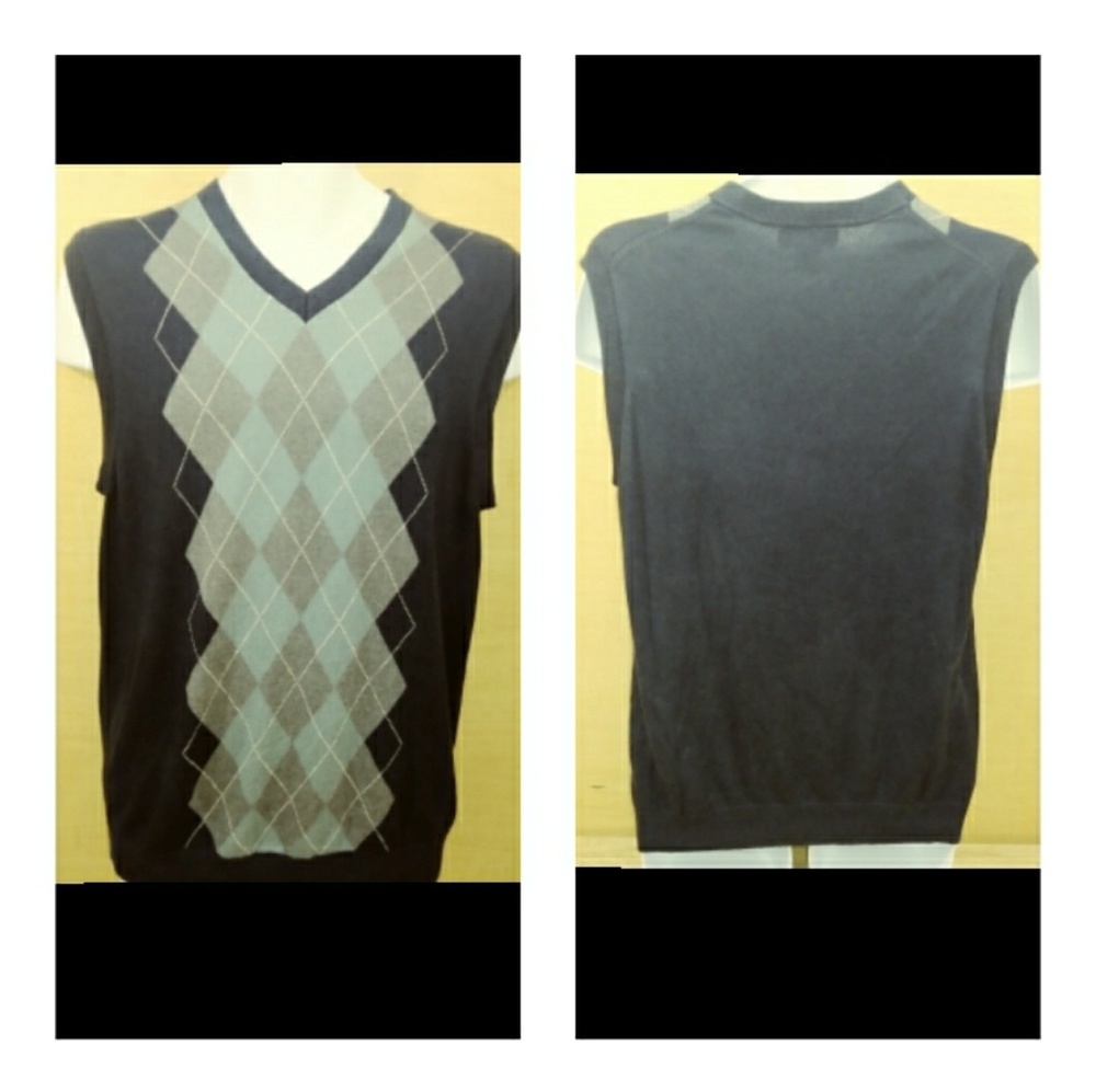 BROOKS BROTHERS SupimaCottonKnit Vest Multicolor L